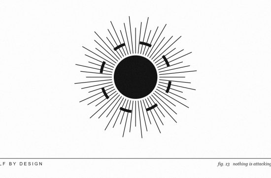 protect your energy, abstract black and white illustration