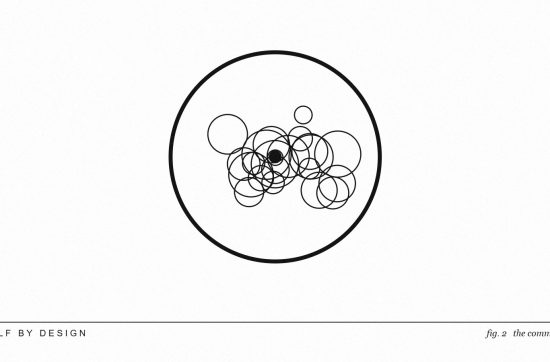 the voice in your head, abstract black and white illustration